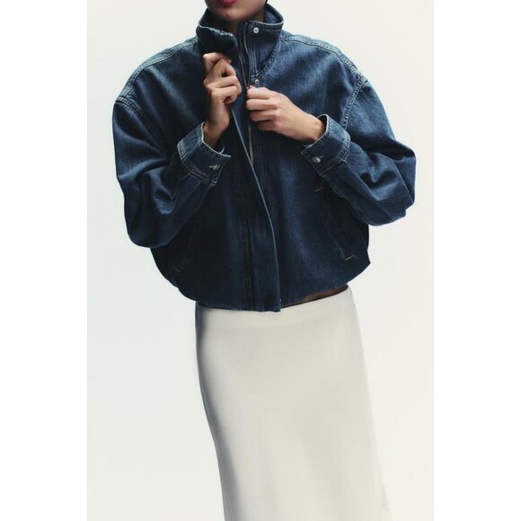 ZARA TRF DENIM JACKET - Picture 4 of 11